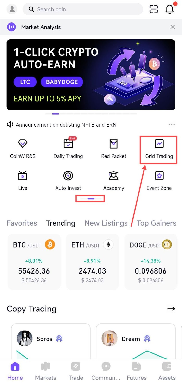 Grid Trading Guide – CoinW